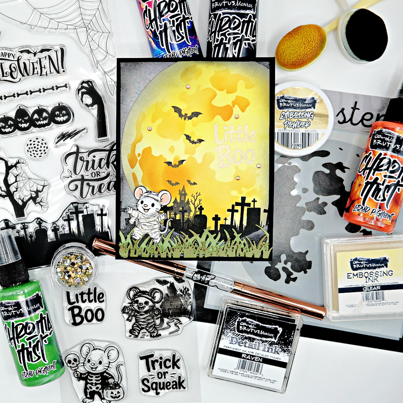 Theodore's Halloween | 4x4 Stamp Set