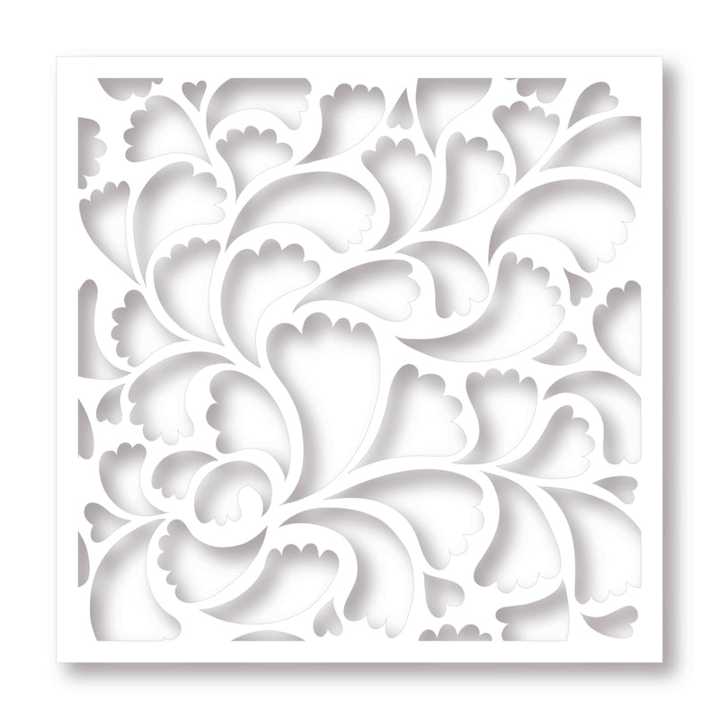 Abstract Floral | Mixed Media Stencil