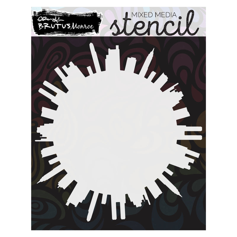 Around the City | Mixed Media Stencil