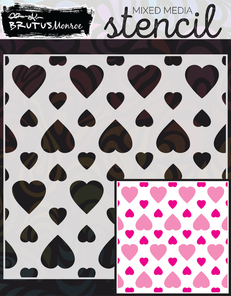 Heart Flips | Stencil of the Month Club