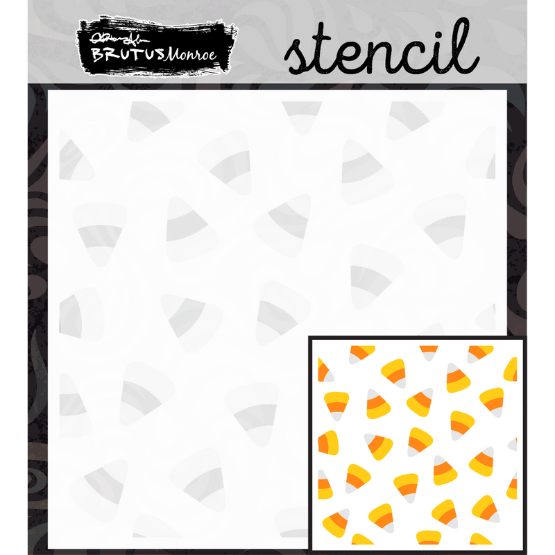 Candy Corn | Mixed Media Layering Stencil