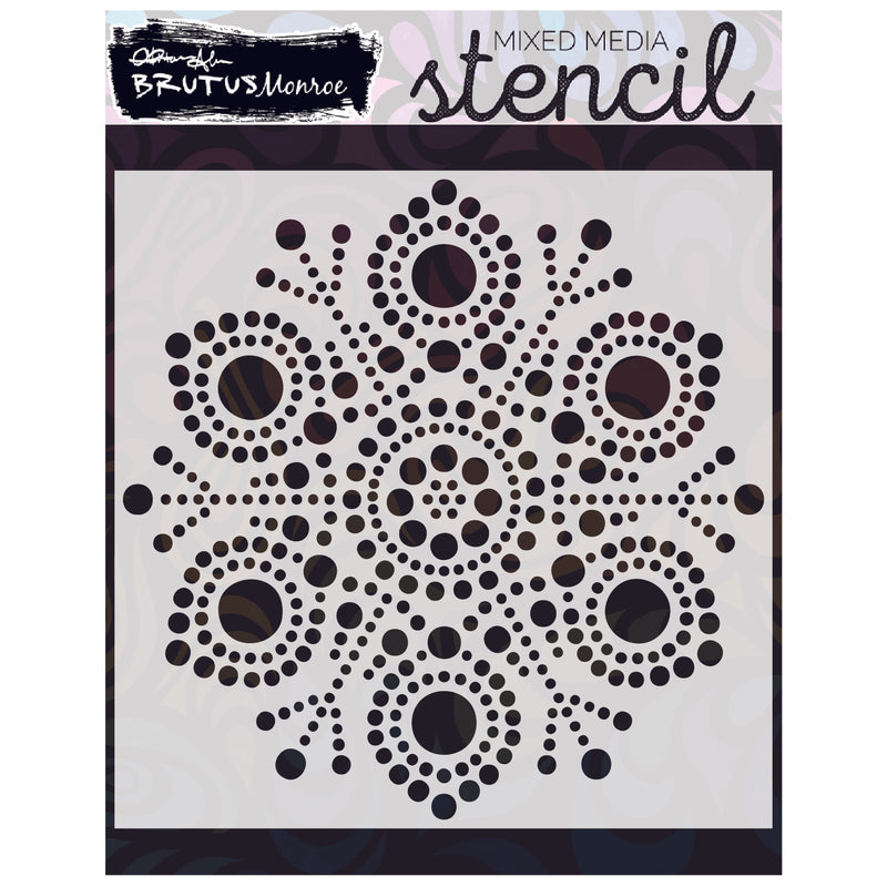 Circleflake | Mixed Media Stencil