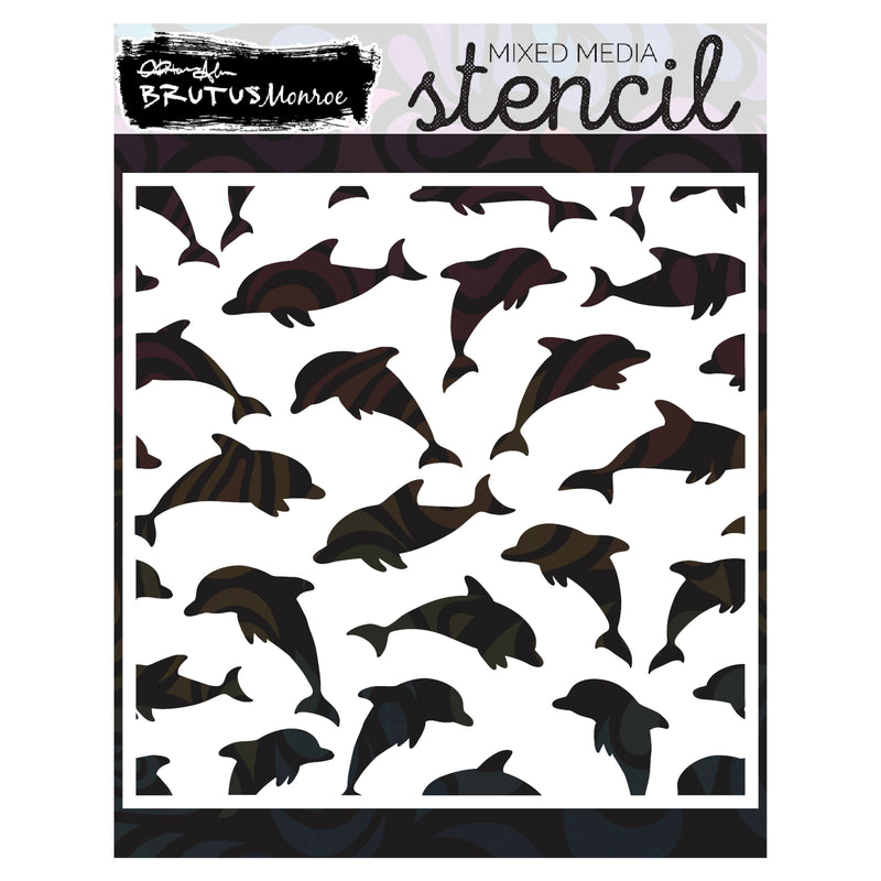 Dolphin | Mixed Media Stencil