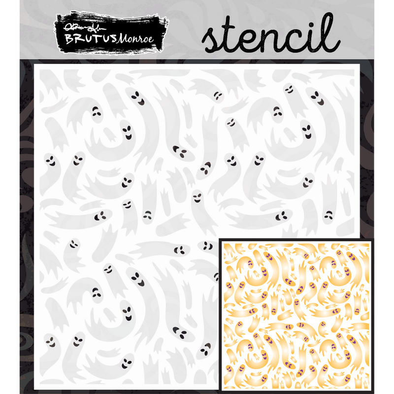 Ghosts of Plenty | Mixed Media Layering Stencil
