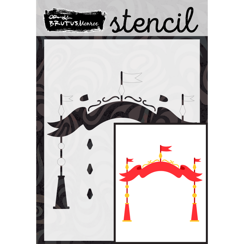 Grand Entrance | A2 Stencil