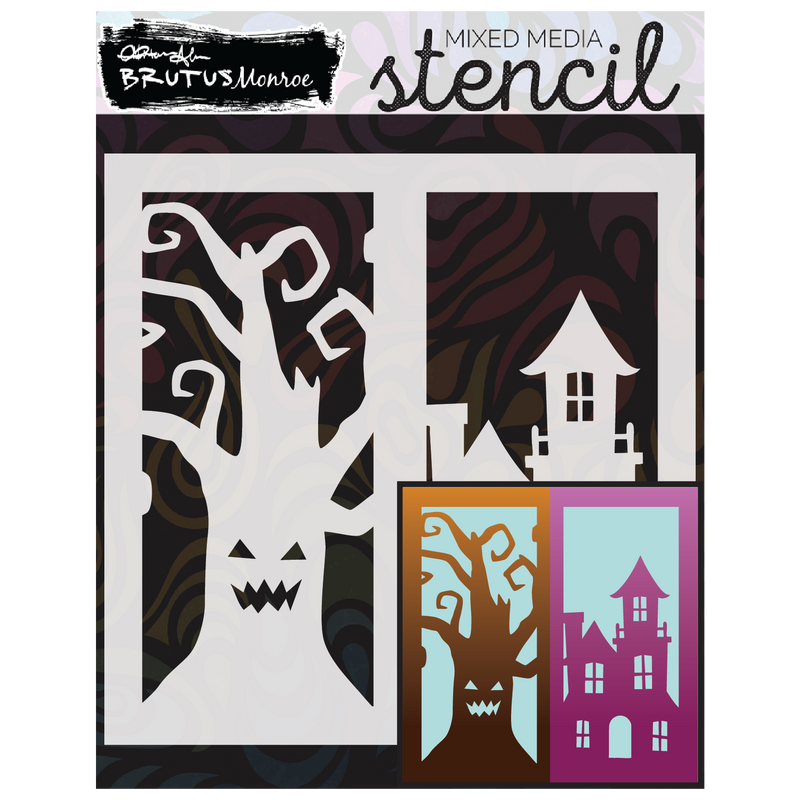 Haunted Manor | Mixed Media Stencil