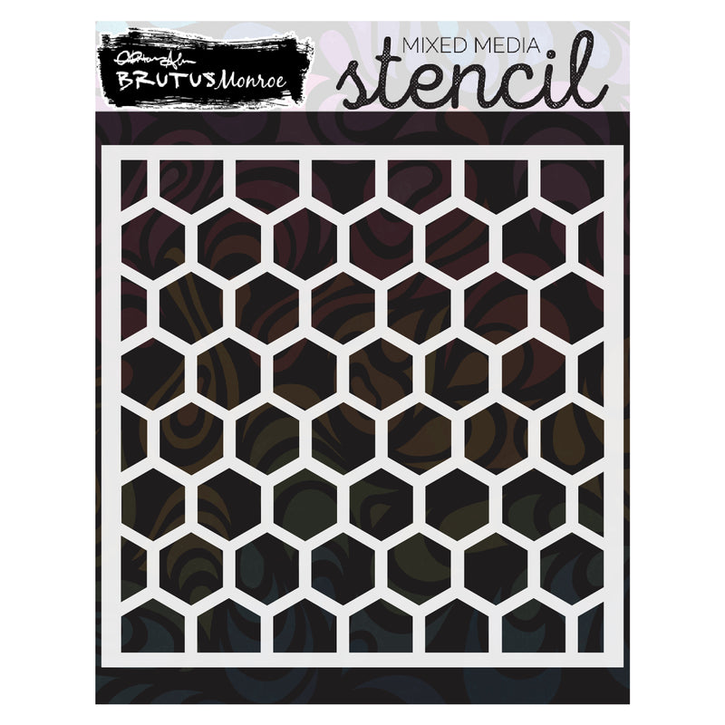 Honeycomb | Mixed Media Stencil