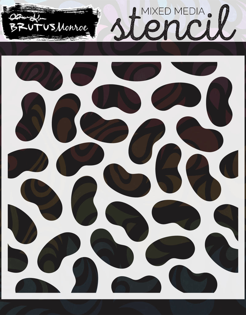 Jelly Bean | Mixed Media Stencil