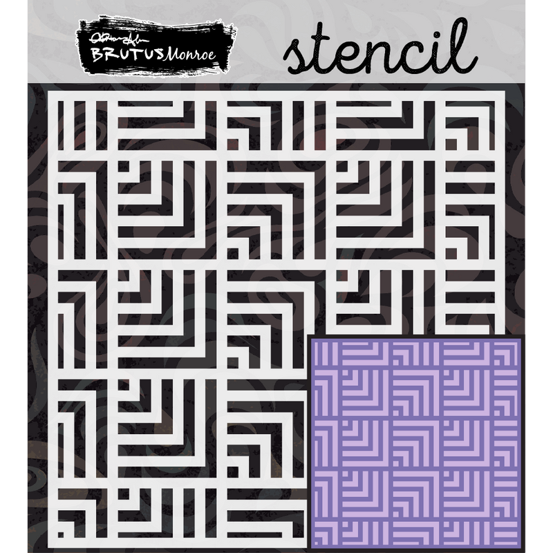 Modern Mosaic | Mixed Media Stencil