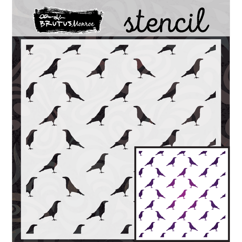 Nevermore | Mixed Media Stencil