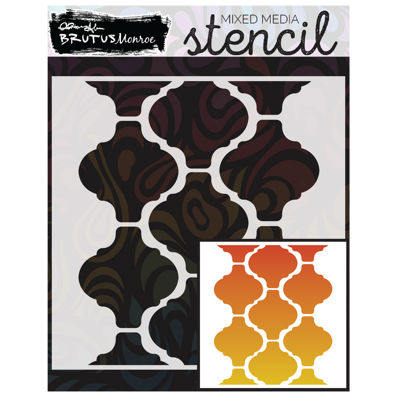 Ornamental Tile Basics | Mixed Media Stencil