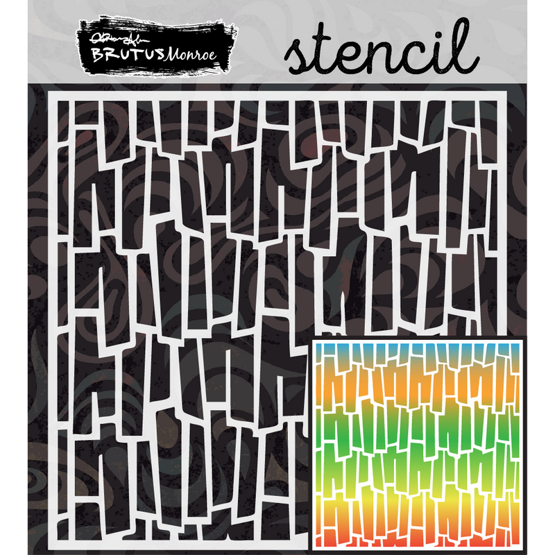 Pinata Fringe | Mixed Media Stencil
