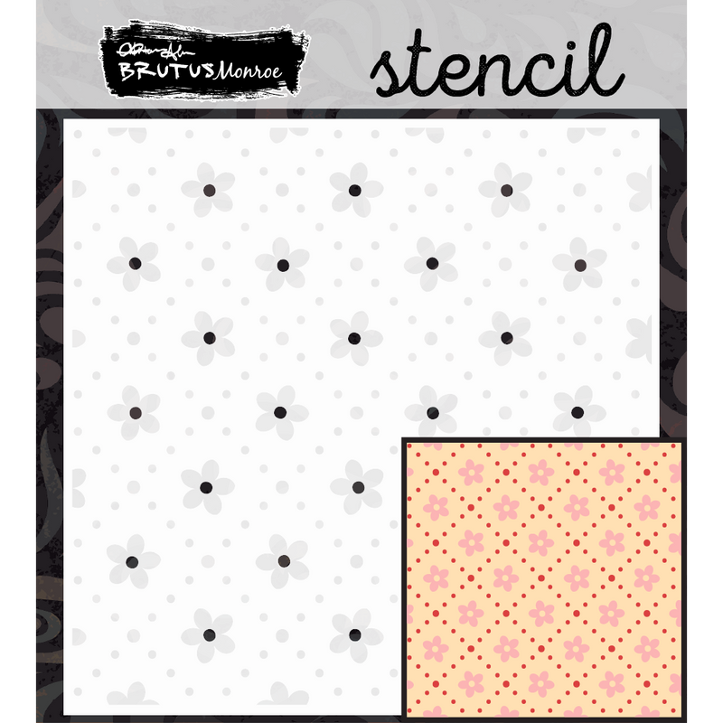 Quilted Flowers | Layering Stencil