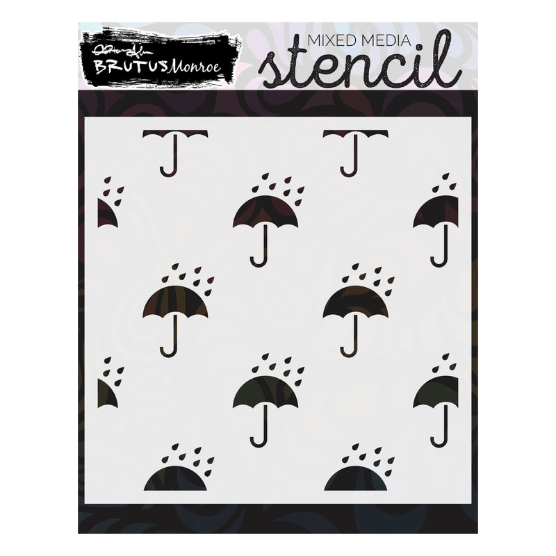 Showers | Mixed Media Stencil