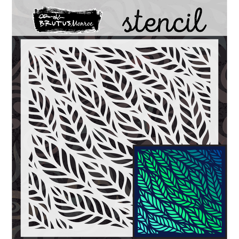 Feathered Path | Stencil of the Month Club