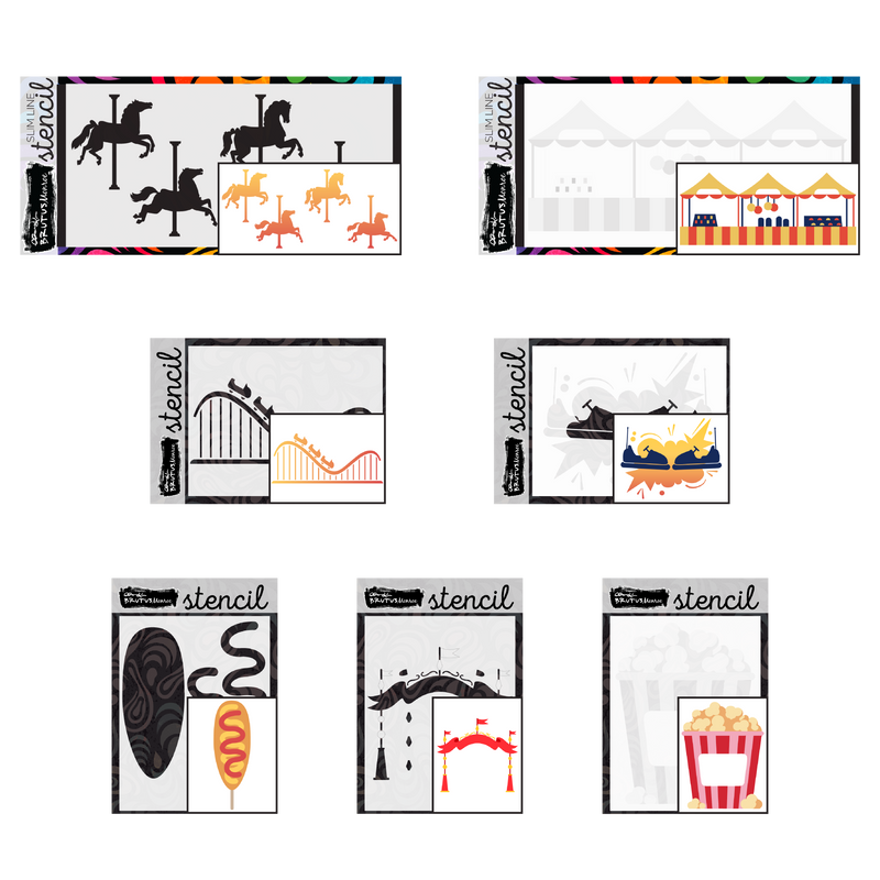 Magnificent Midway Stencil Bundle
