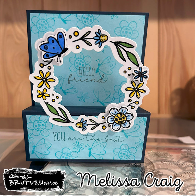 Inspirational Wreath | 6x8 Stamp Set