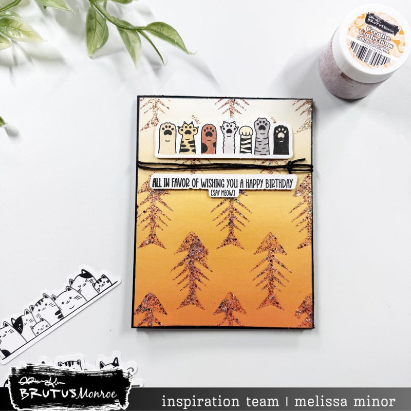 Fishbone | Mixed Media Stencil