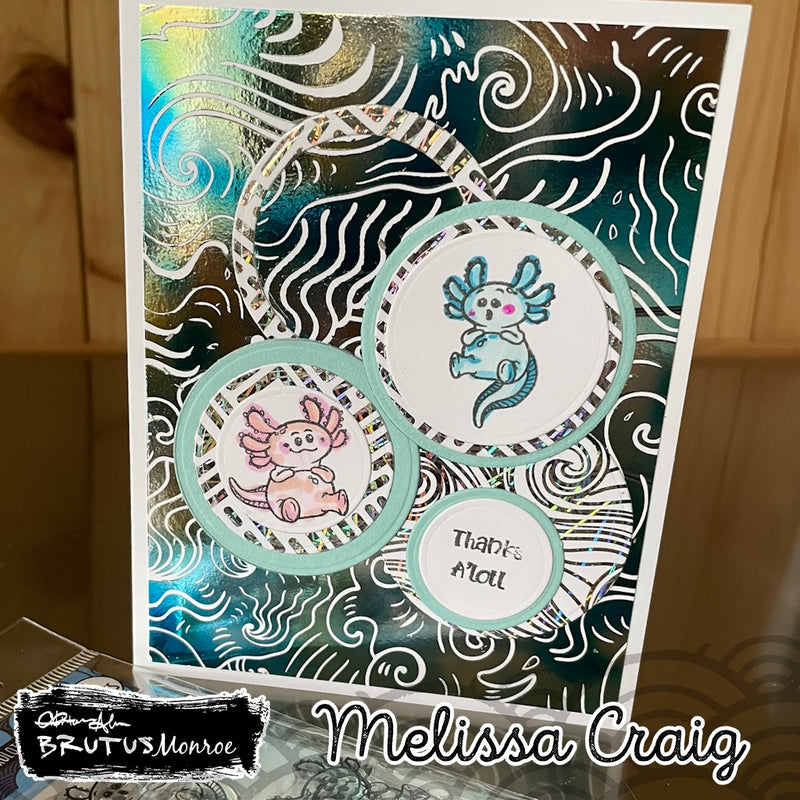 Axolotls | 2x3 Stamp