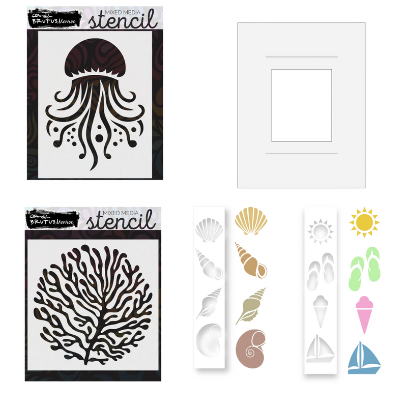 Mermaid's Tail | Stencil Bundle