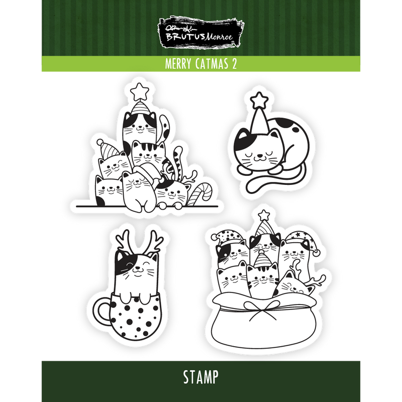 Merry Catmas 2 | 4x4 Stamp Set