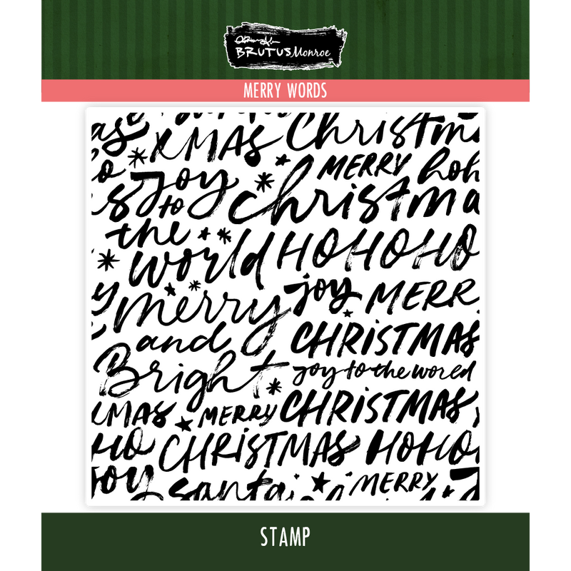 Merry Words | 6x6 Stamp Set
