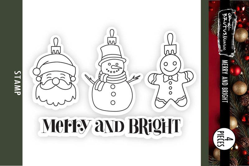 ‍Merry & Bright | 3x4 Stamp (100% off)