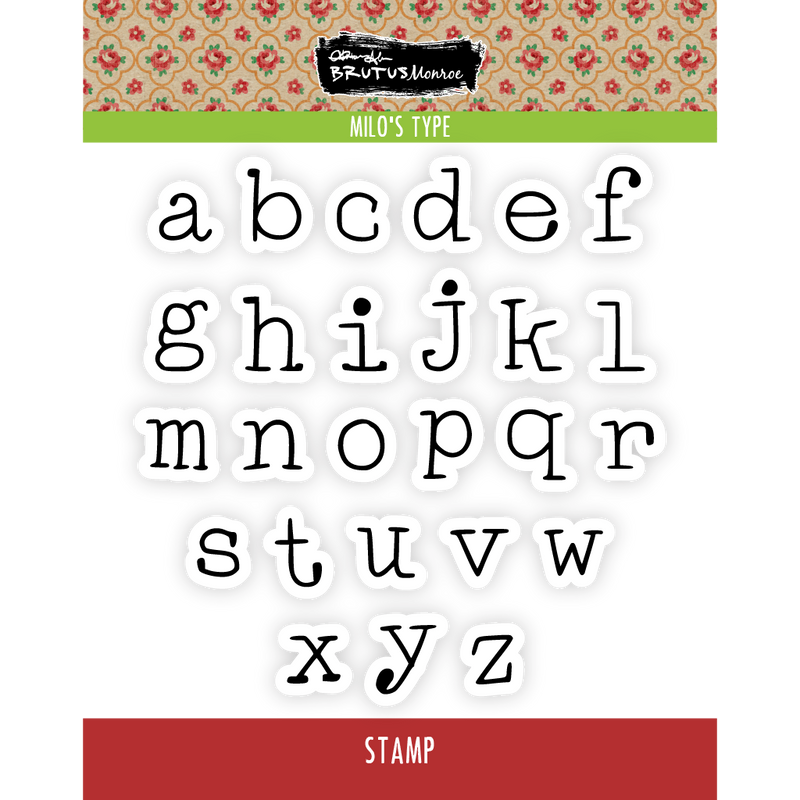 Milo's Type | 4x4 Stamp Set