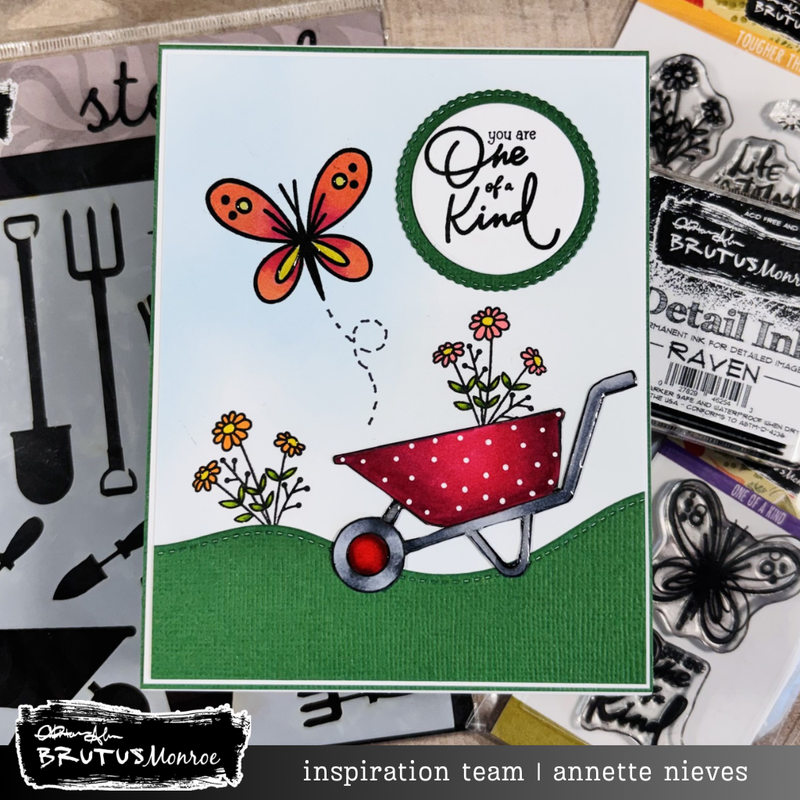 Gardening 101 | Mixed Media Stencil