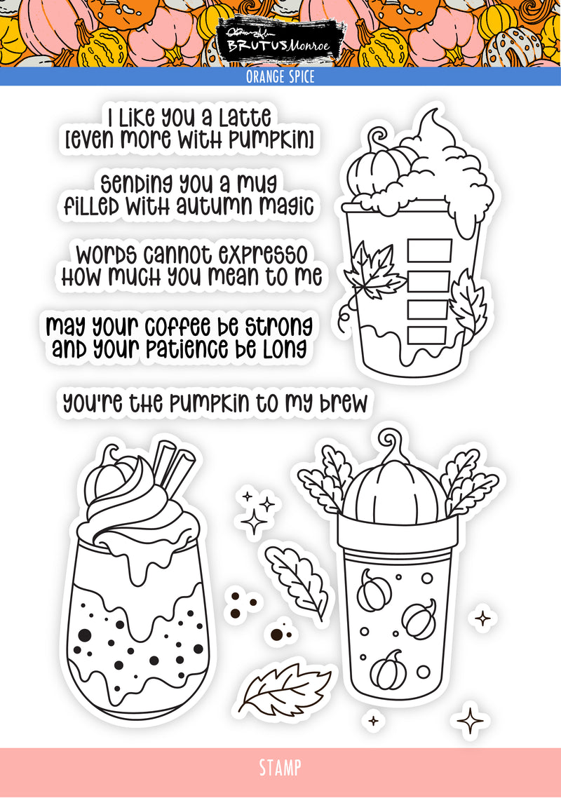 Orange Spice | 6x8 Stamp Set