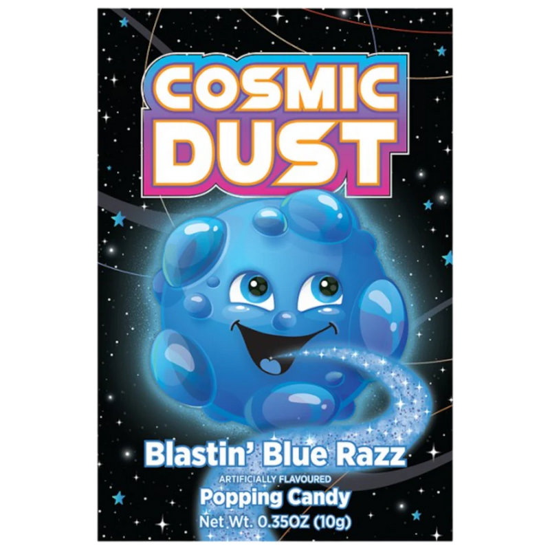 Cosmic Dust Blastin' Blue Razz Popping Candy .35oz