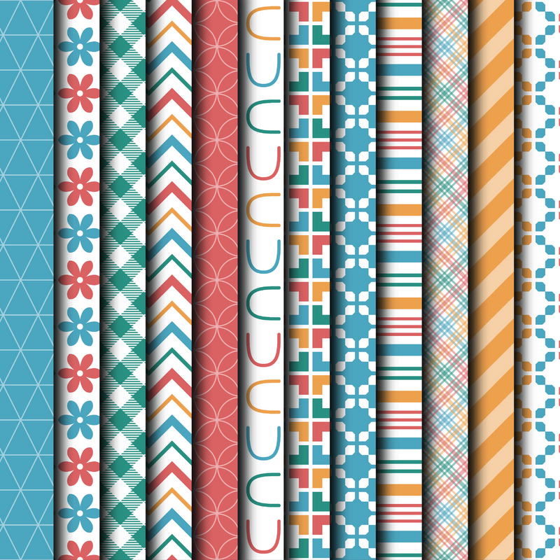 Geometric Rainbow | Paper Pad