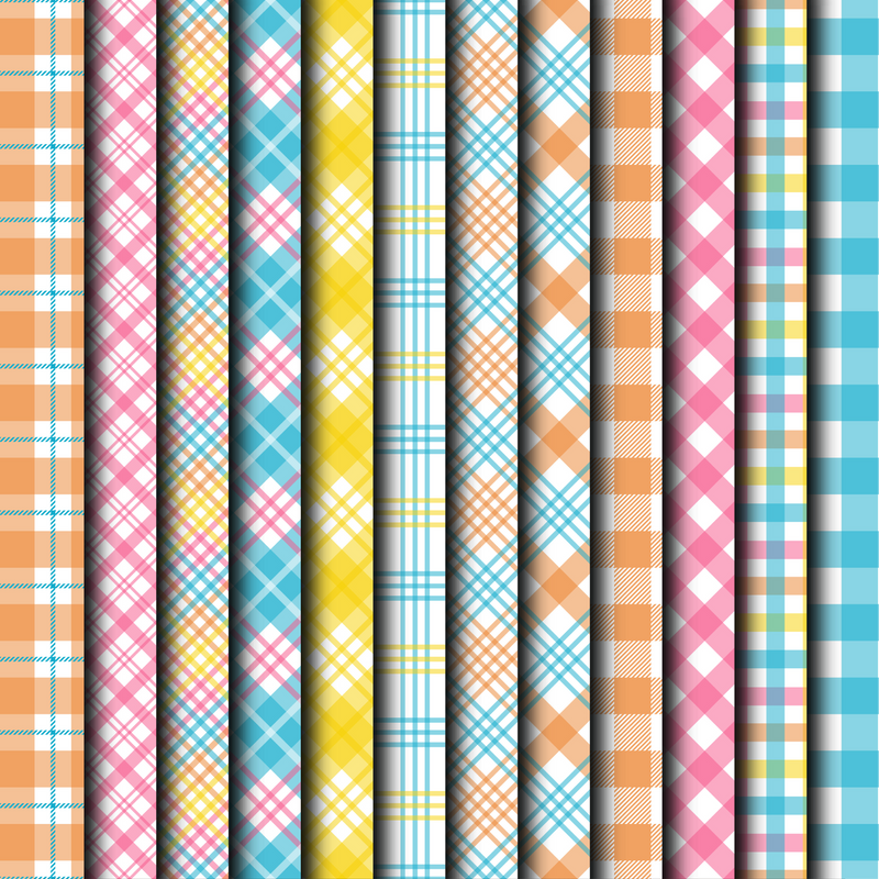 Spring Plaid | Paper Pad
