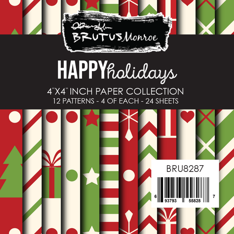 Happy Holidays | 4x4 Paper Pad