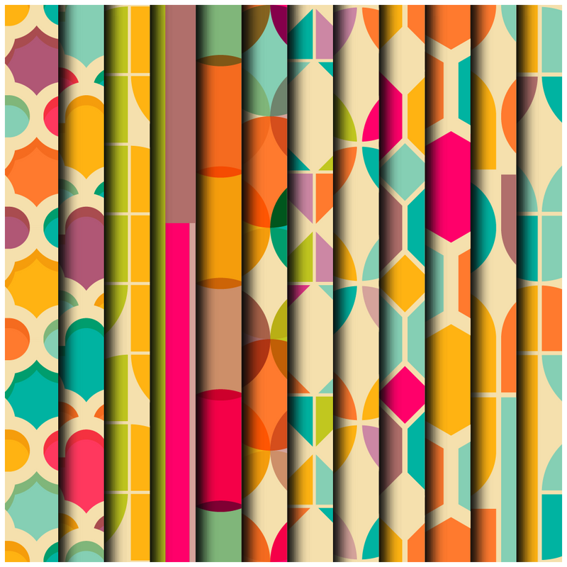 Retro Tiles | Paper Pad
