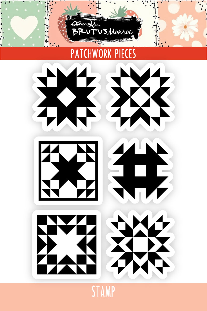 Patchwork Pieces | 3x4 Stamp Set