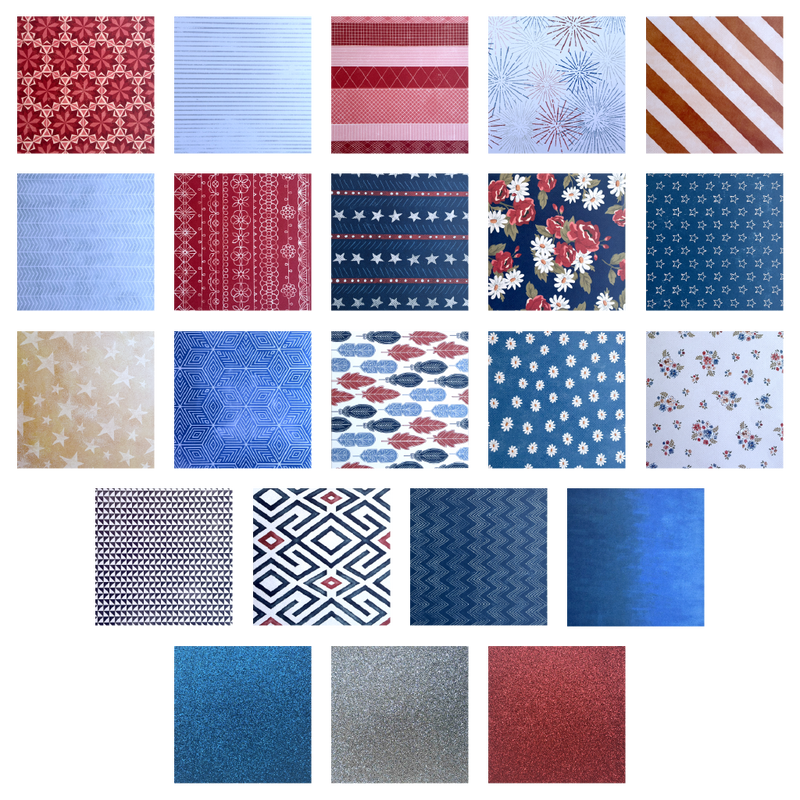 Patriotic | Mixed Paper Pack