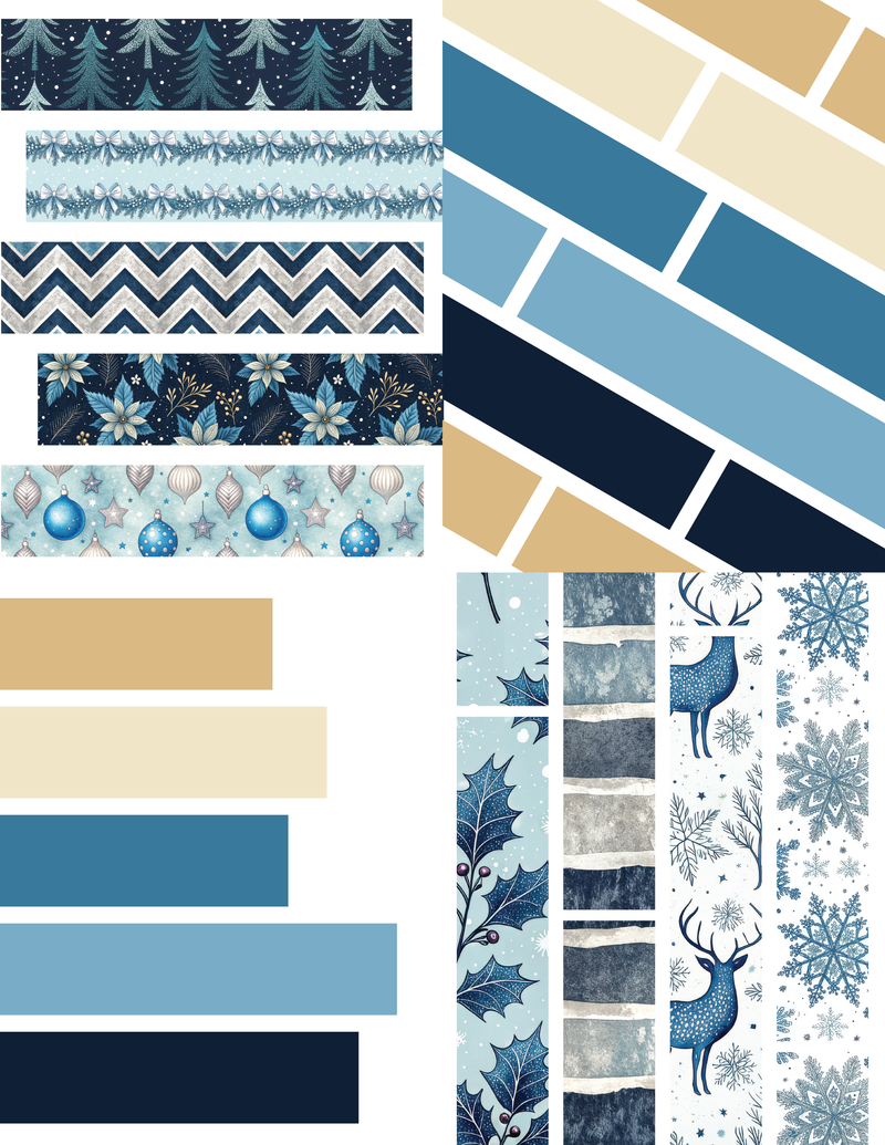 Pattern Map | Christmas Blues