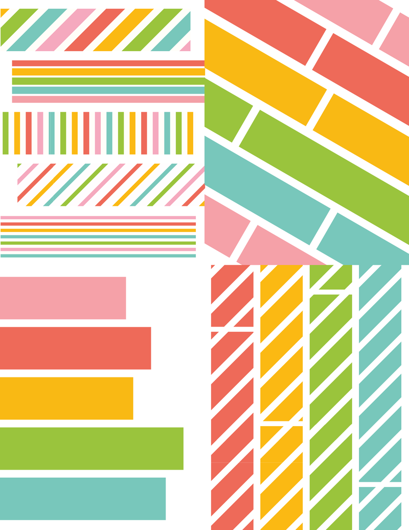 Pattern Map | Rainbow Vibes