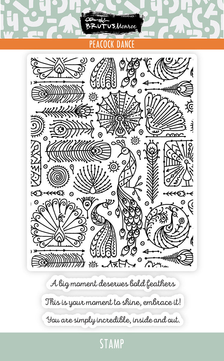 Peacock Dance | 4x6 Stamp Set