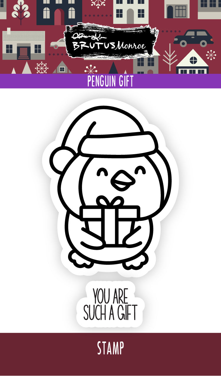 Penguin Gift | 2x3 Stamp Set