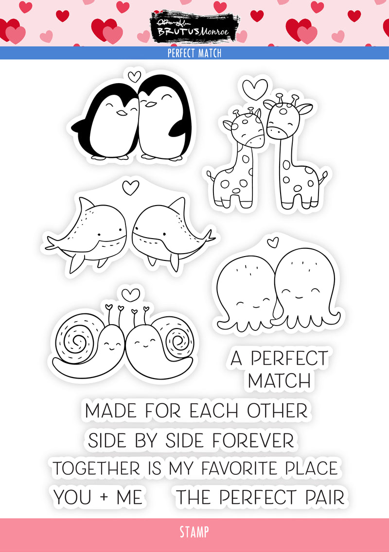 Perfect Match | 6x8 Stamp Set