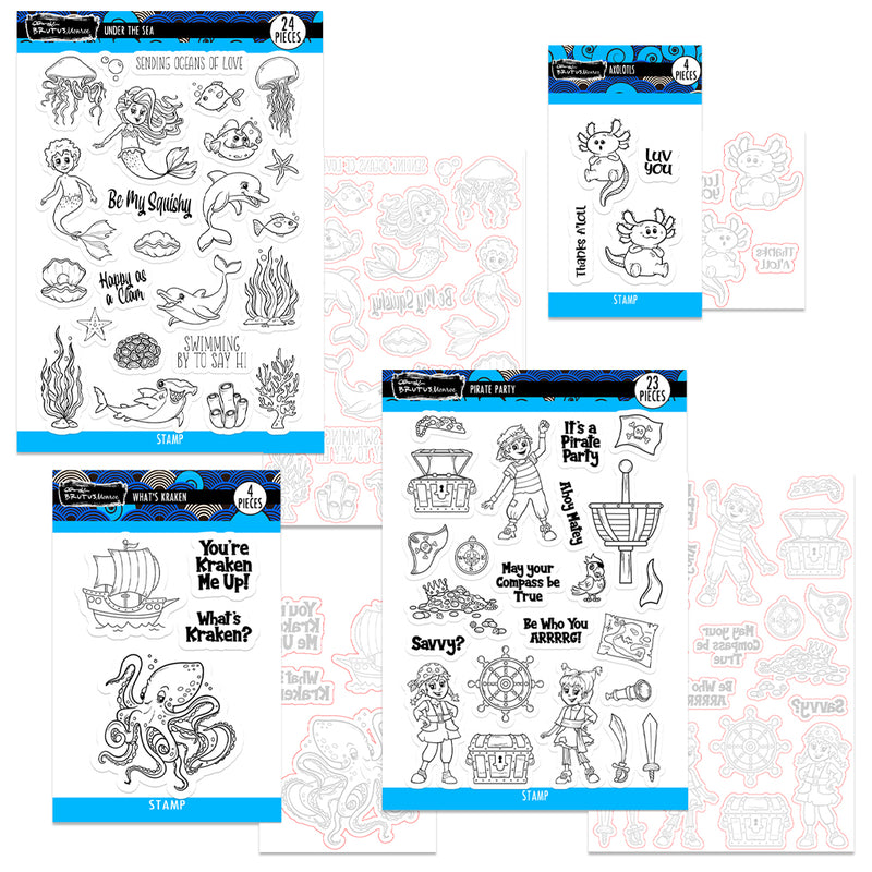 Pirates and Mermaids |  Stamp & Die Bundle