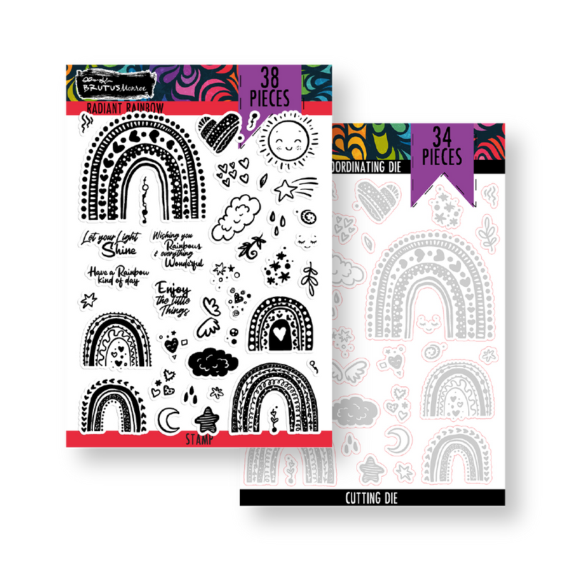 Radiant Rainbow | Stamp & Coordinating DIe