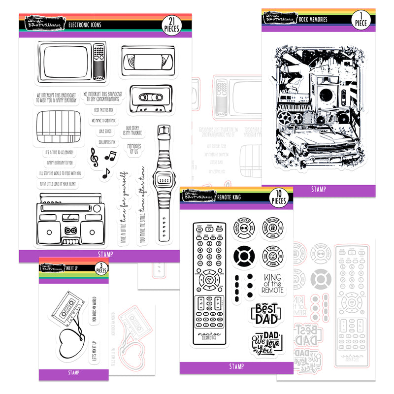 Rainbow Rewind |  Stamp & Die Bundle