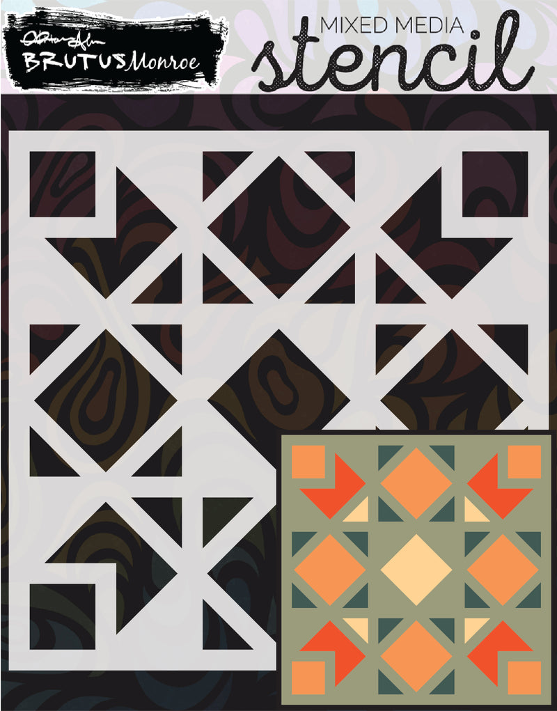 Rustic Pattern | Mixed Media Stencil