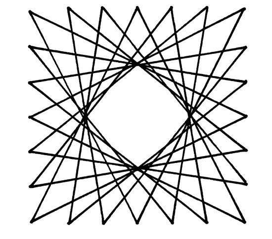 Medium String Art Open Square