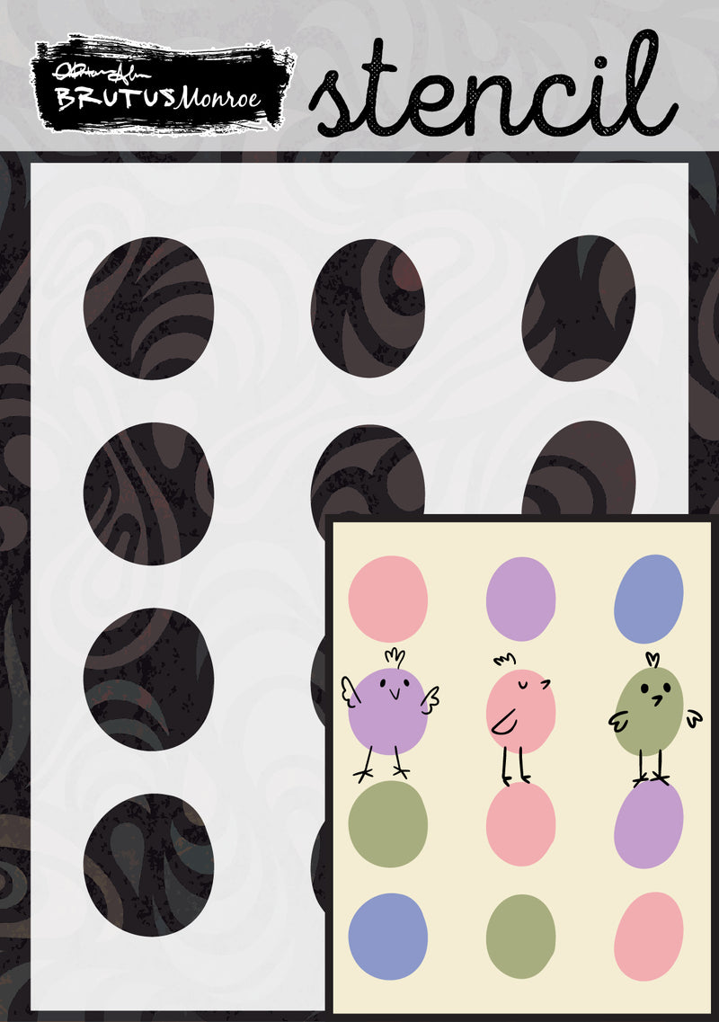 Wonky Circles | Coordinating A2 Stencil
