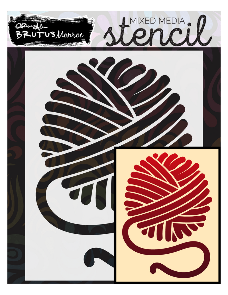 Ball of Yarn | A2 Stencil