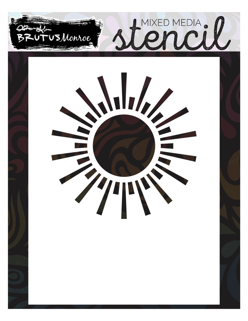 Sun Rays | A2 Simple Blend Stencil